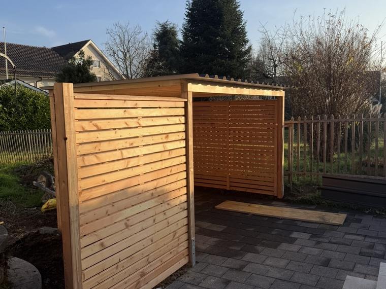 Abri de jardin en bois sur mesure réalisé par Elyos